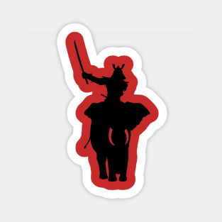 Samurai Elephant Cavalry Sticker